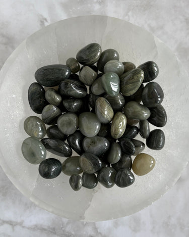 Green Hair Jasper (Tumbled)