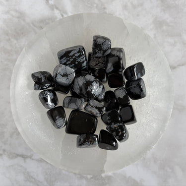 Snowflake Obsidian (Tumbled)
