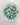Amazonite tumbled stone in blue-green microcline feldspar with white marbling