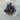 Raw Bahia Amethyst point in deep purple quartz, natural termination with six-sided tip and unpolished matrix base