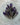 Raw Bahia Amethyst point in deep purple quartz, natural termination with six-sided tip and unpolished matrix base