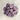 Lepidolite palm stone in lilac to rose mica with subtle platy shimmer and fine layering