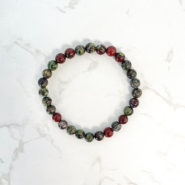 Buy Dragon Tree Bracelet, Dragon Blood Jasper and Black Emperor Jasper.  Will. Available With Bronze or Elastic Clasp. Choice of Sizes. Online in  India - Etsy